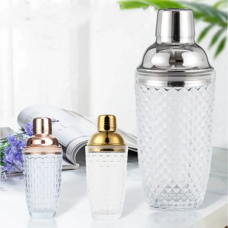 Bitters Bottle Set - Luxury Glass Cocktail Shaker Martini Mocktail
