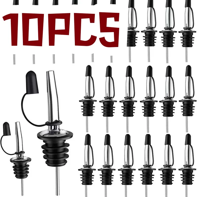 Speed Pourer Cap - Stainless Steel Wine Pourer Olive Oil