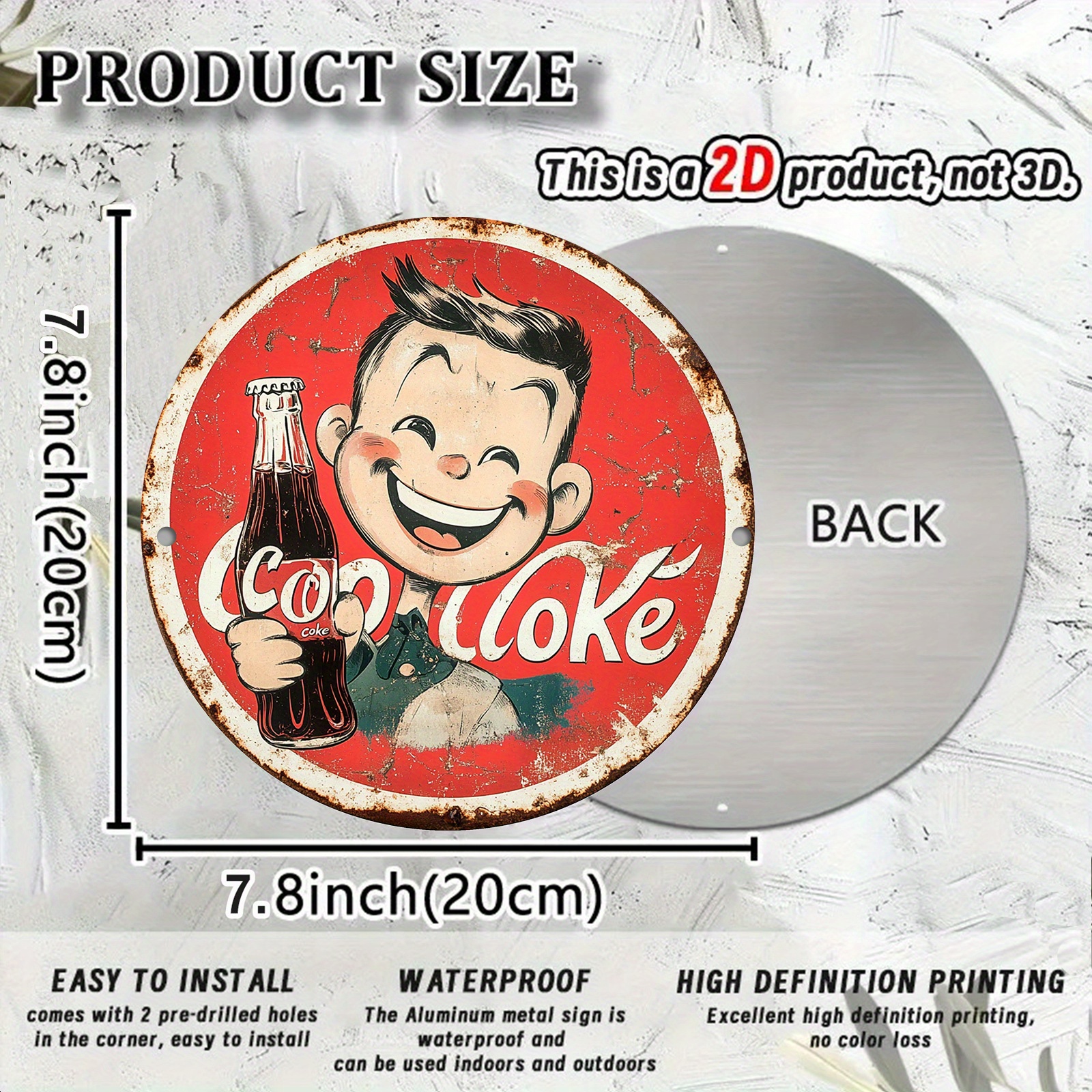 Vintage-Style Cola Advertiseme - Home Bar Accessories ulasan dan harga