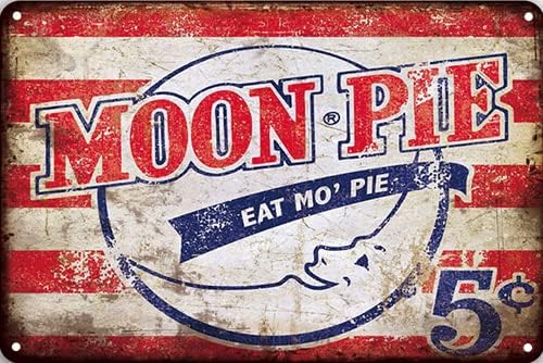 CN-Tin Sign Food Moonpie Eat D - Home Bar Lounge ulasan dan harga