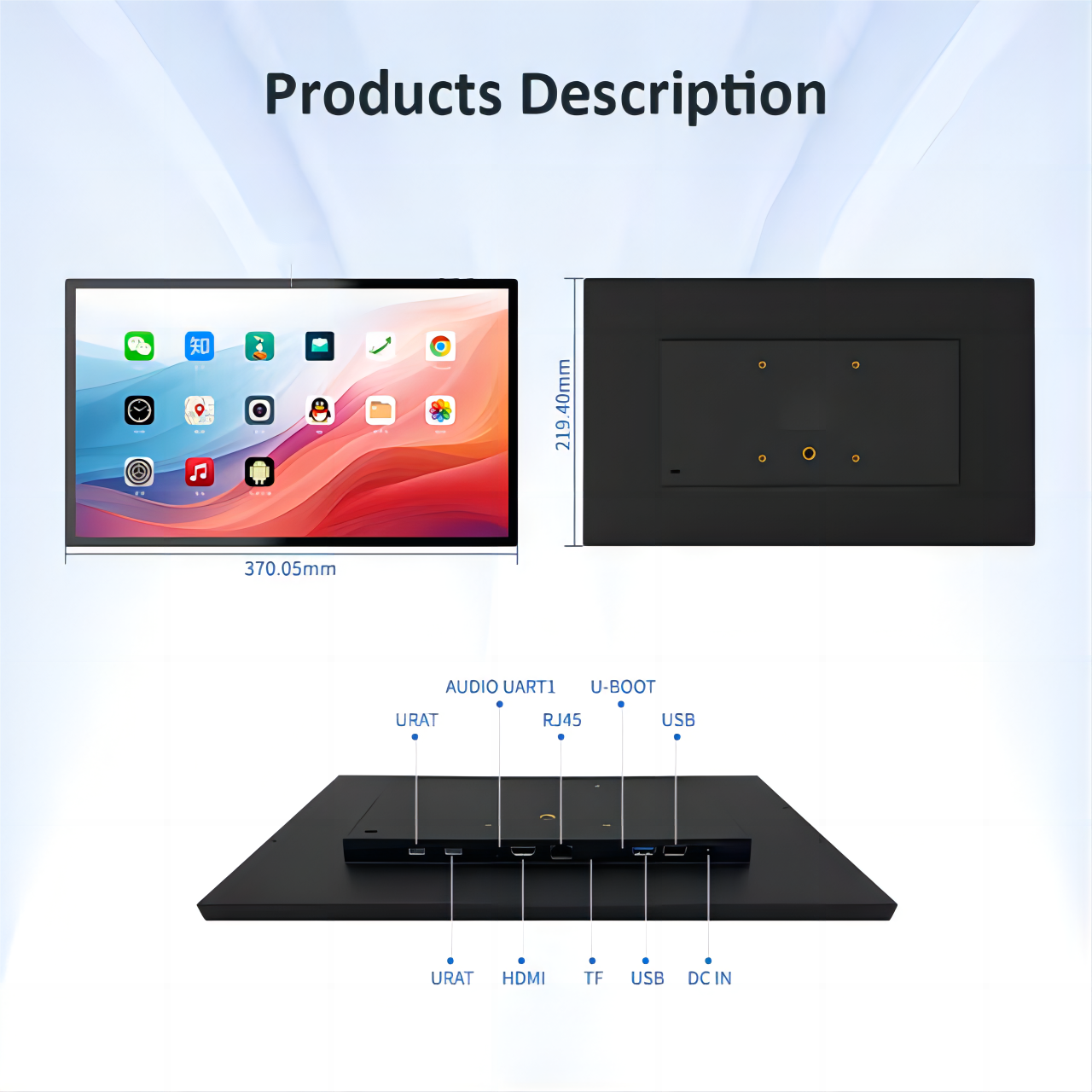 15 Inch 16:10 Wall Mount Andro - Home Bar Android ulasan dan harga