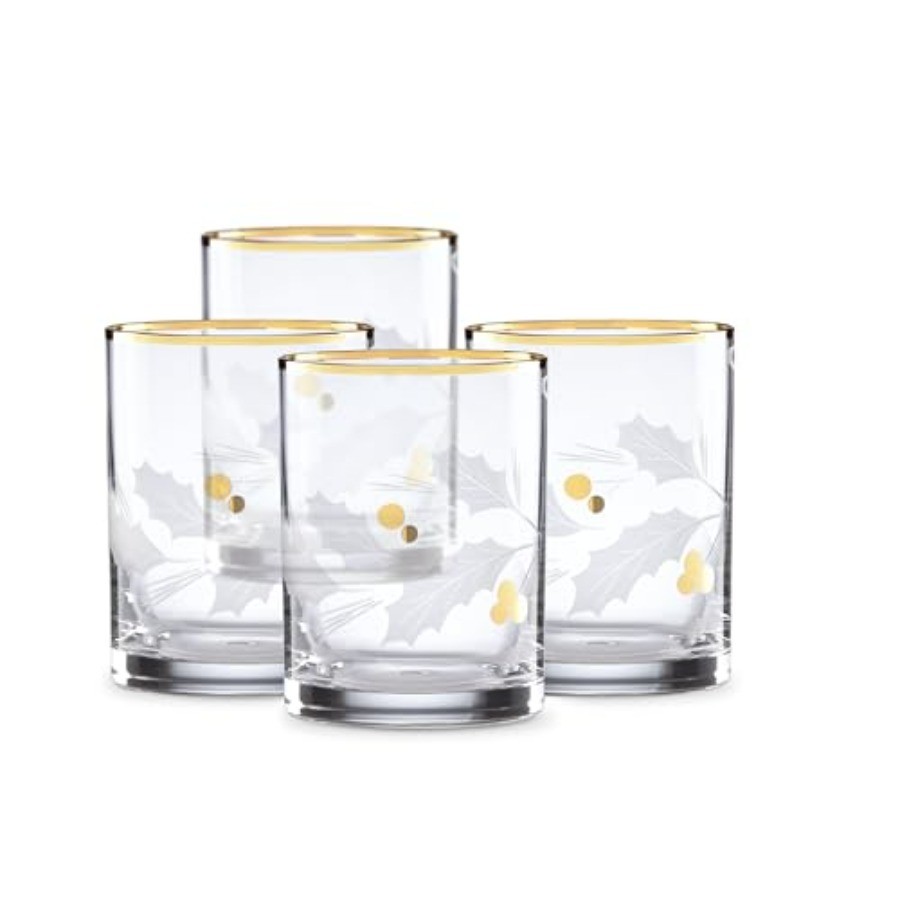 886861 Holiday Gold 4Piece Dou - Old Fashioned Glass ulasan dan harga