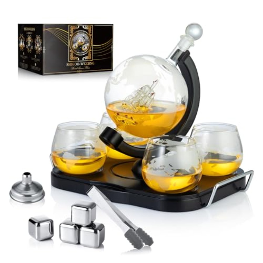 Whiskey Decanter Globe Set Gif - Decanter Globe Set ulasan dan harga