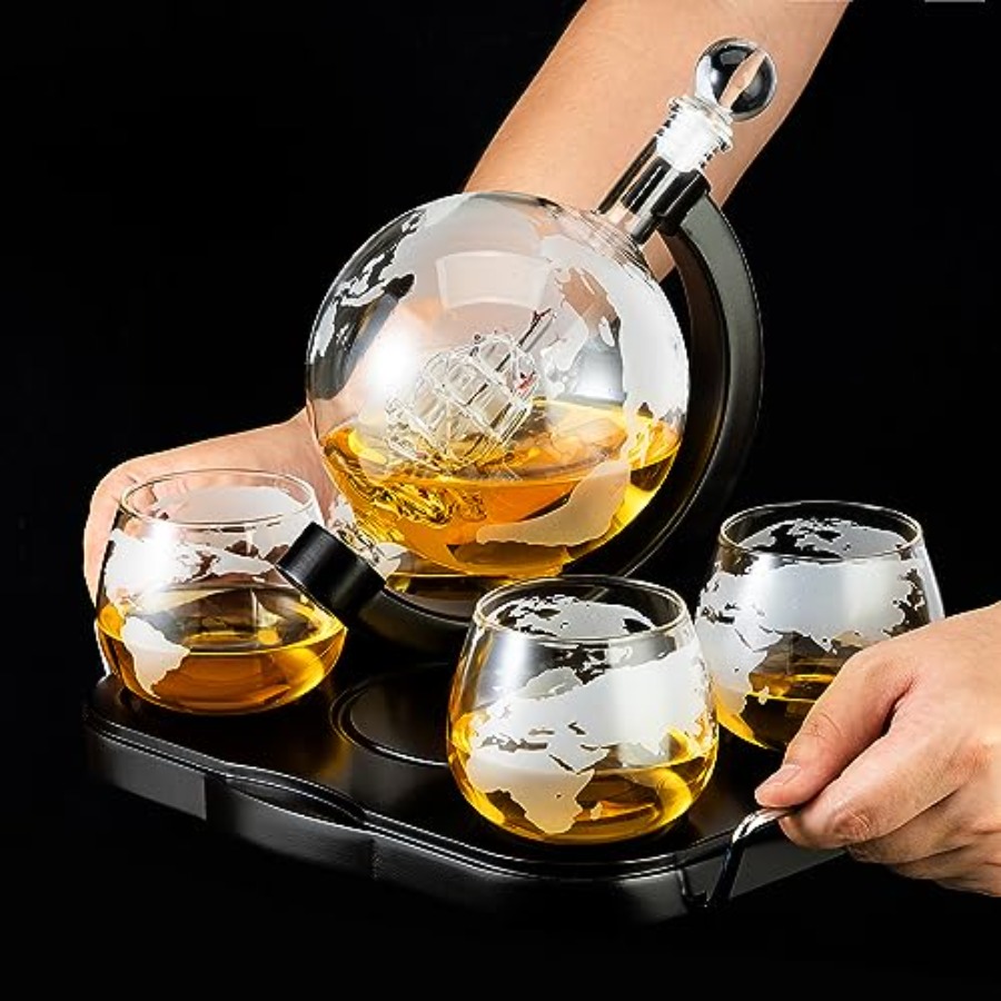 Whiskey Decanter Globe Set Gif - Decanter Globe Set ulasan dan harga