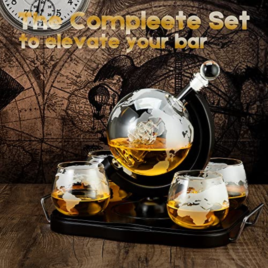 Whiskey Decanter Globe Set Gif - Decanter Globe Set ulasan dan harga