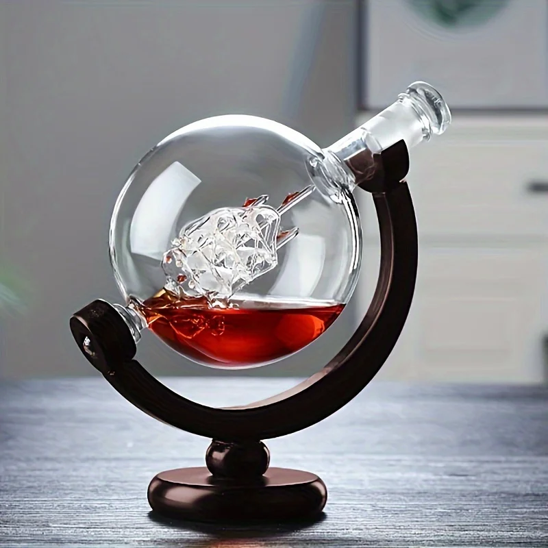 Globe Shaped Whiskey Decanter  - Bitters Bottle Set ulasan dan harga