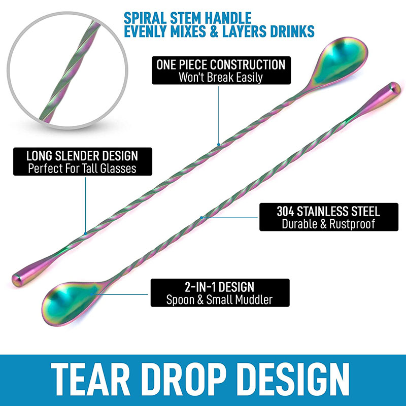 30cm/40cm/50cm Teardrop Cockta - Speed Pourer Cap ulasan dan harga