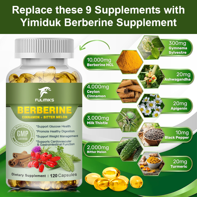 Berberine Capsules + Ceylon Ci - Bitters Bottle Set ulasan dan harga