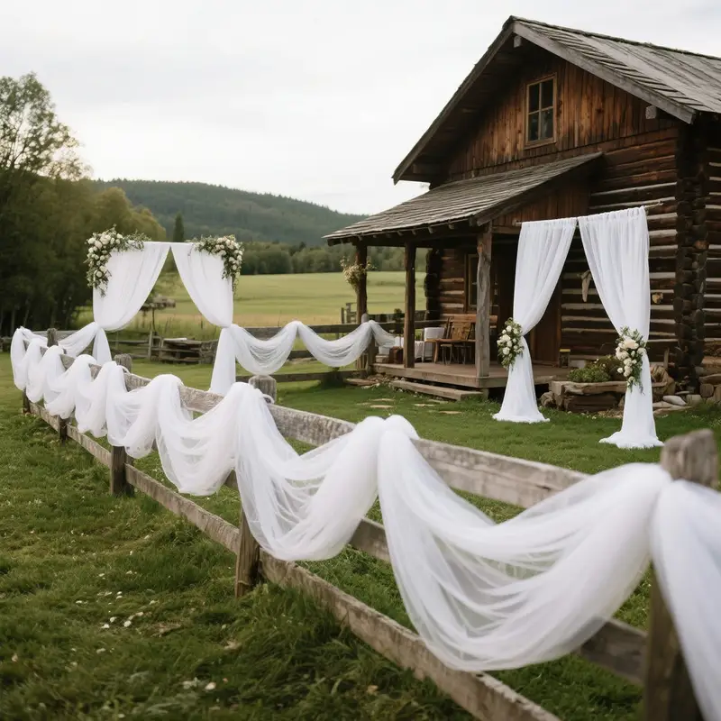 DIY Decoration Tulle Arch Drap - Home Bargains ulasan dan harga