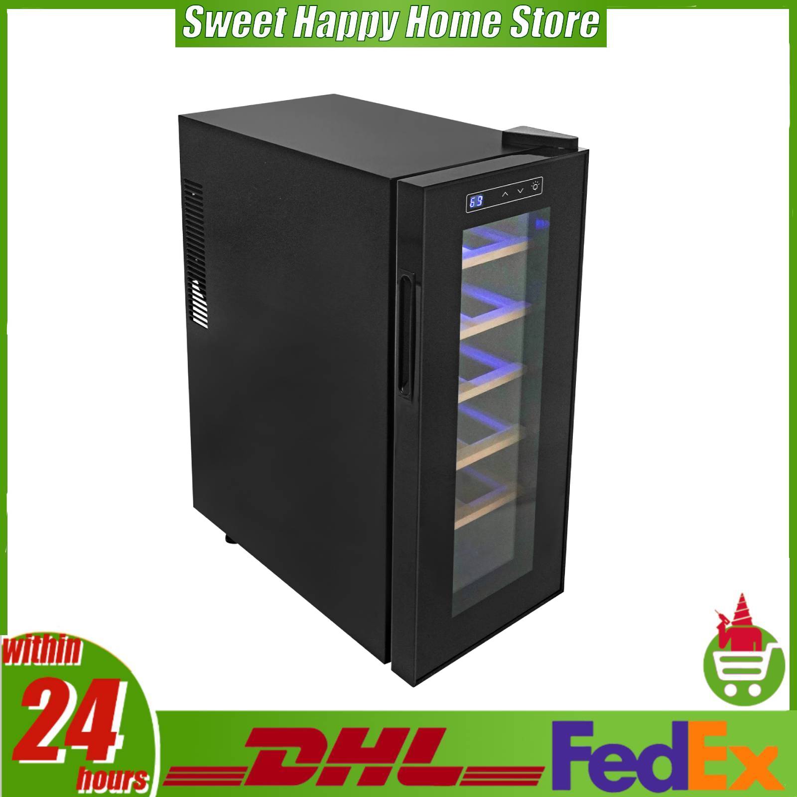12 Bottle Wine Fridge, Freesta - Home Bar And Fridge ulasan dan harga