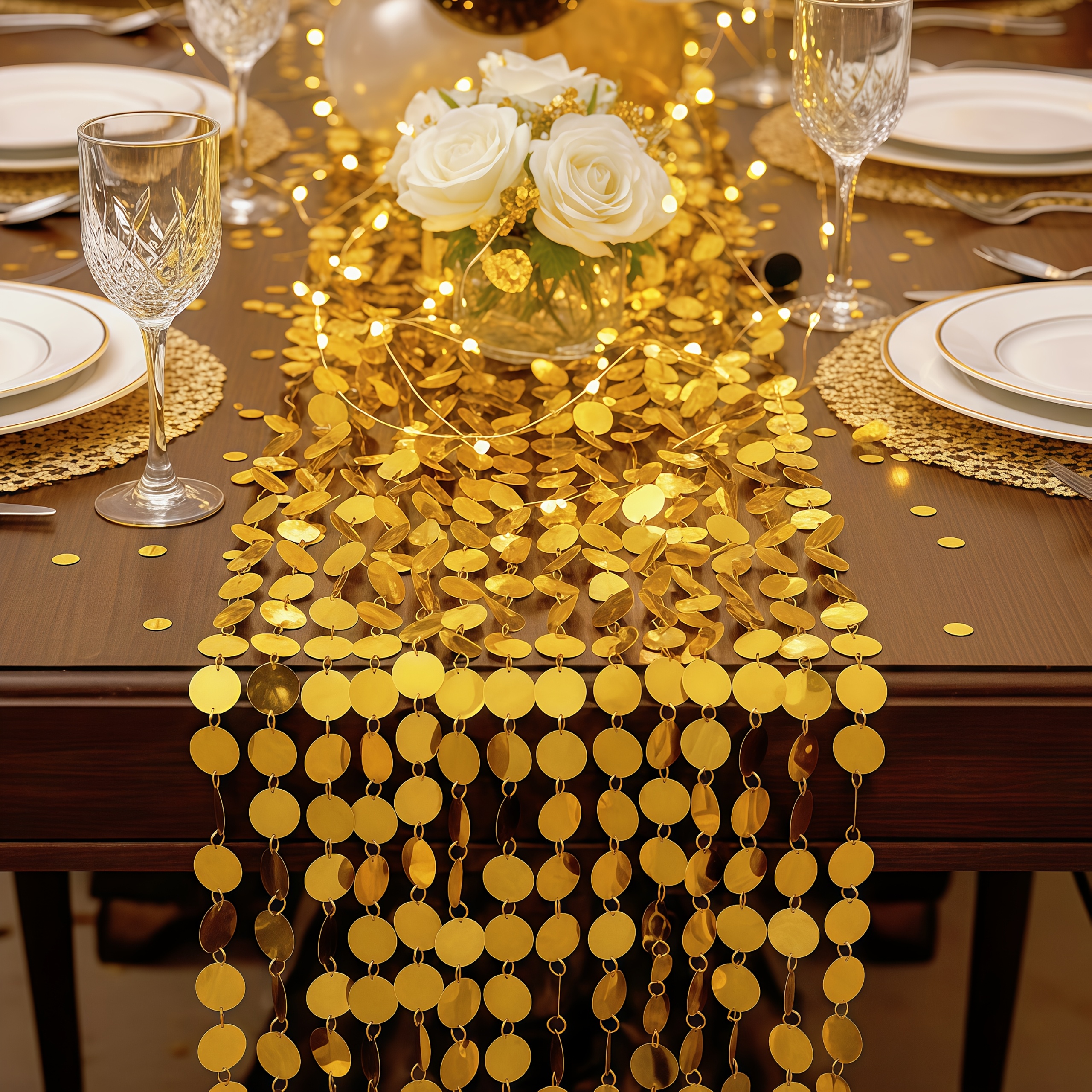 5PCS Circular Sequin Curtain H - Home Bargains ulasan dan harga