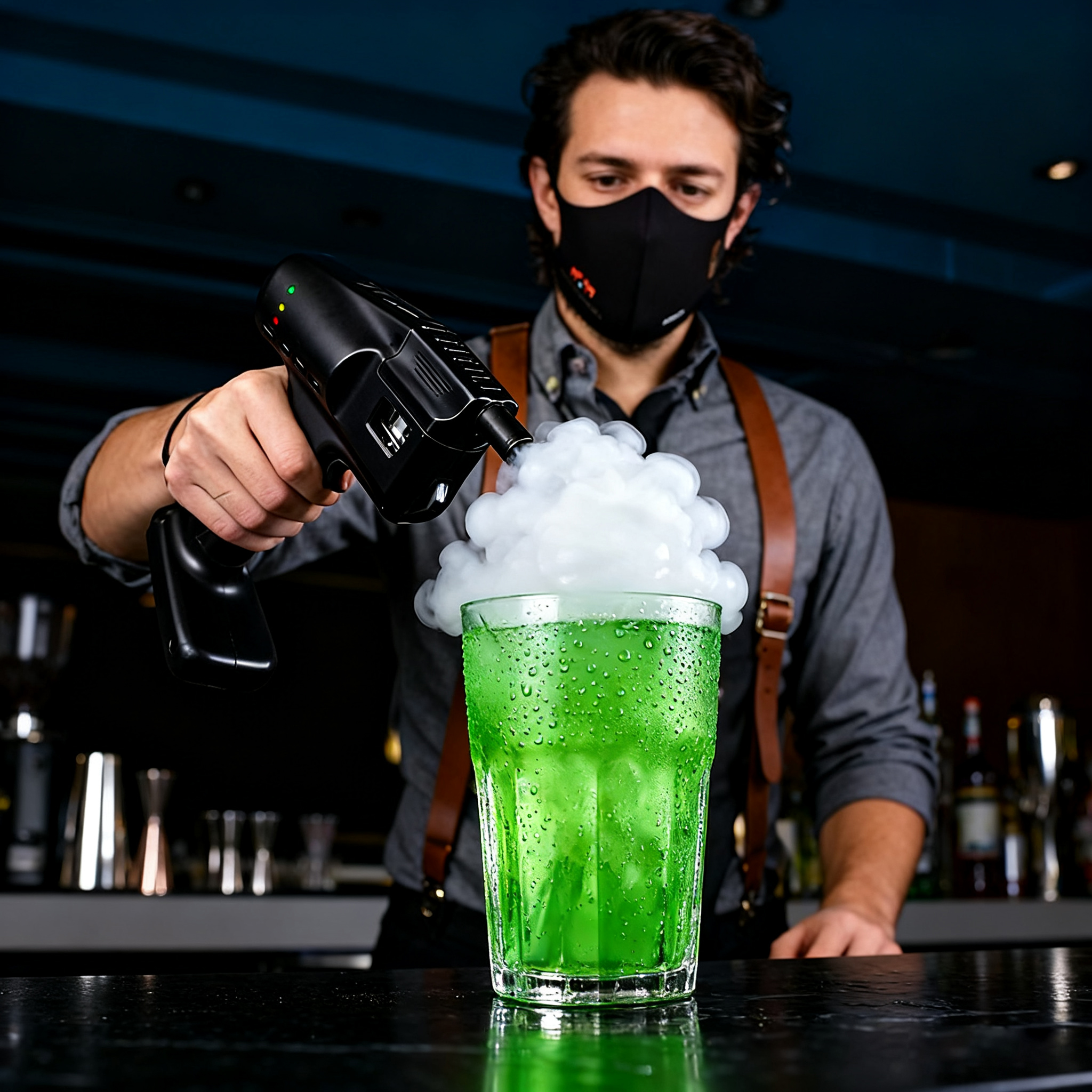 Cocktail Smoke Bubble Gun - US - Smoking Gun Kit ulasan dan harga