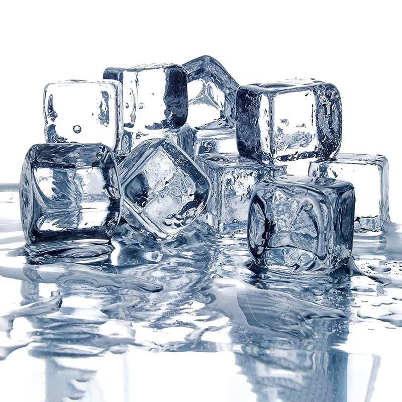 50PCS 3D Acrylic Fake Ice Cube - Ice Mold Sphere ulasan dan harga
