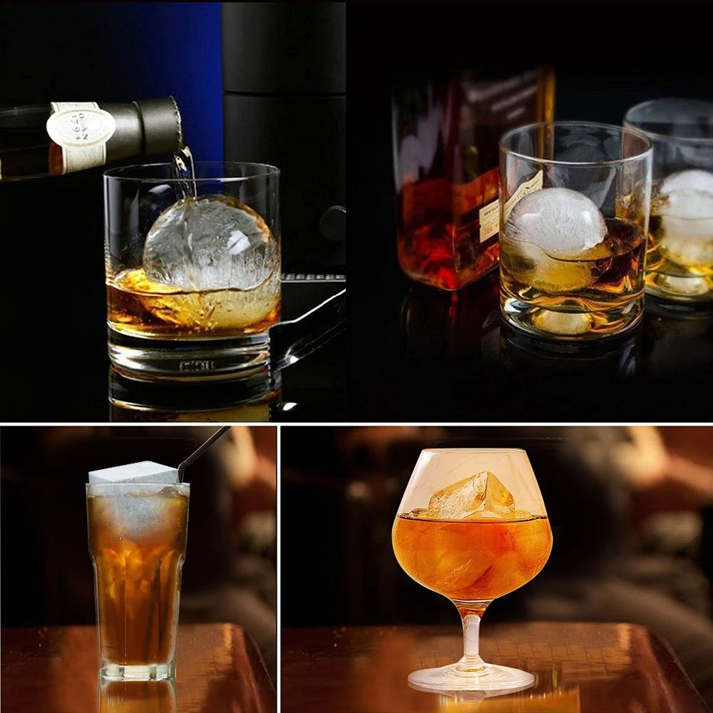 6 Grid Round Square Ice Cube B - Ice Mold Sphere ulasan dan harga