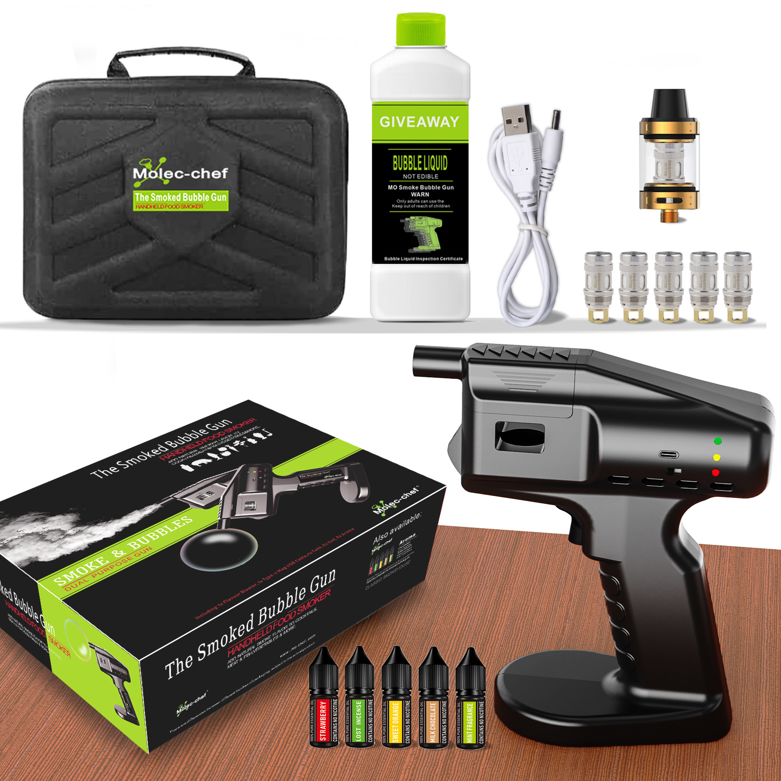 Smoking Flavor Blaster Cocktai - Smoking Gun Kit ulasan dan harga