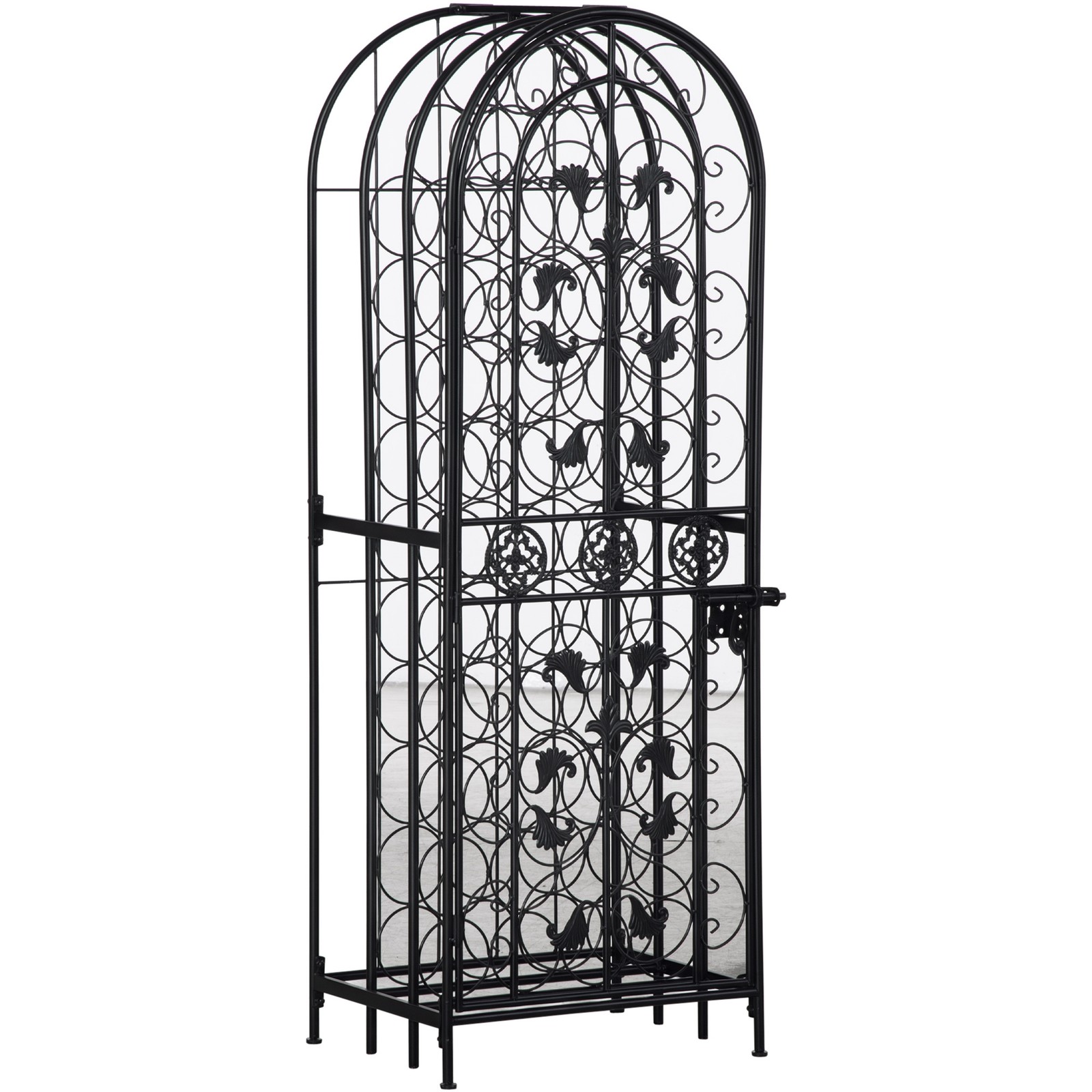 Free Standing Wine Rack 45 Bot - Home Bar And Cabinet ulasan dan harga