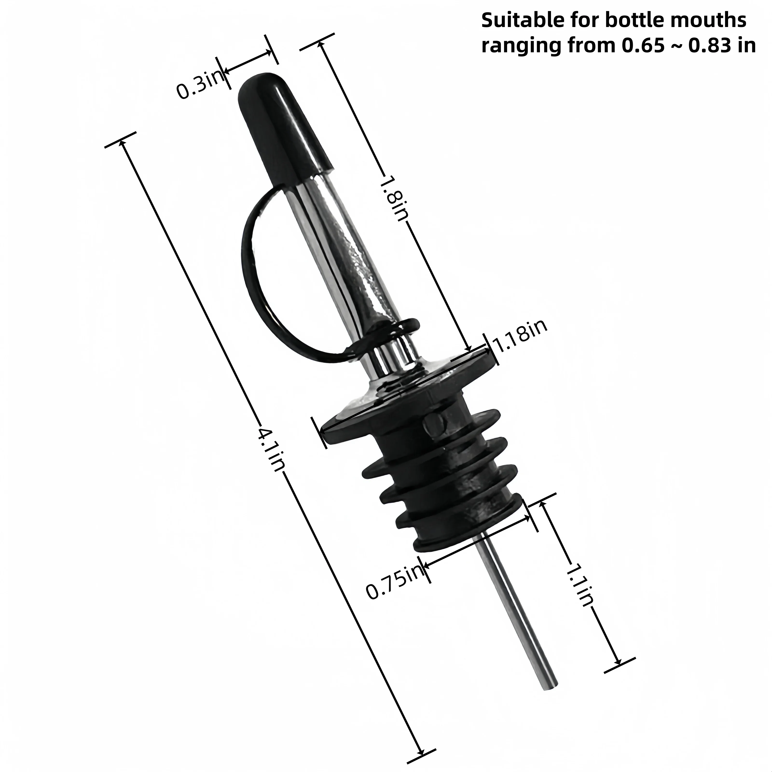 Stainless Steel Wine Pourer Ol - Speed Pourer Cap ulasan dan harga