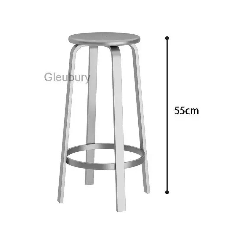 with Round Seat Stools Metal B - Home Bar Seating ulasan dan harga