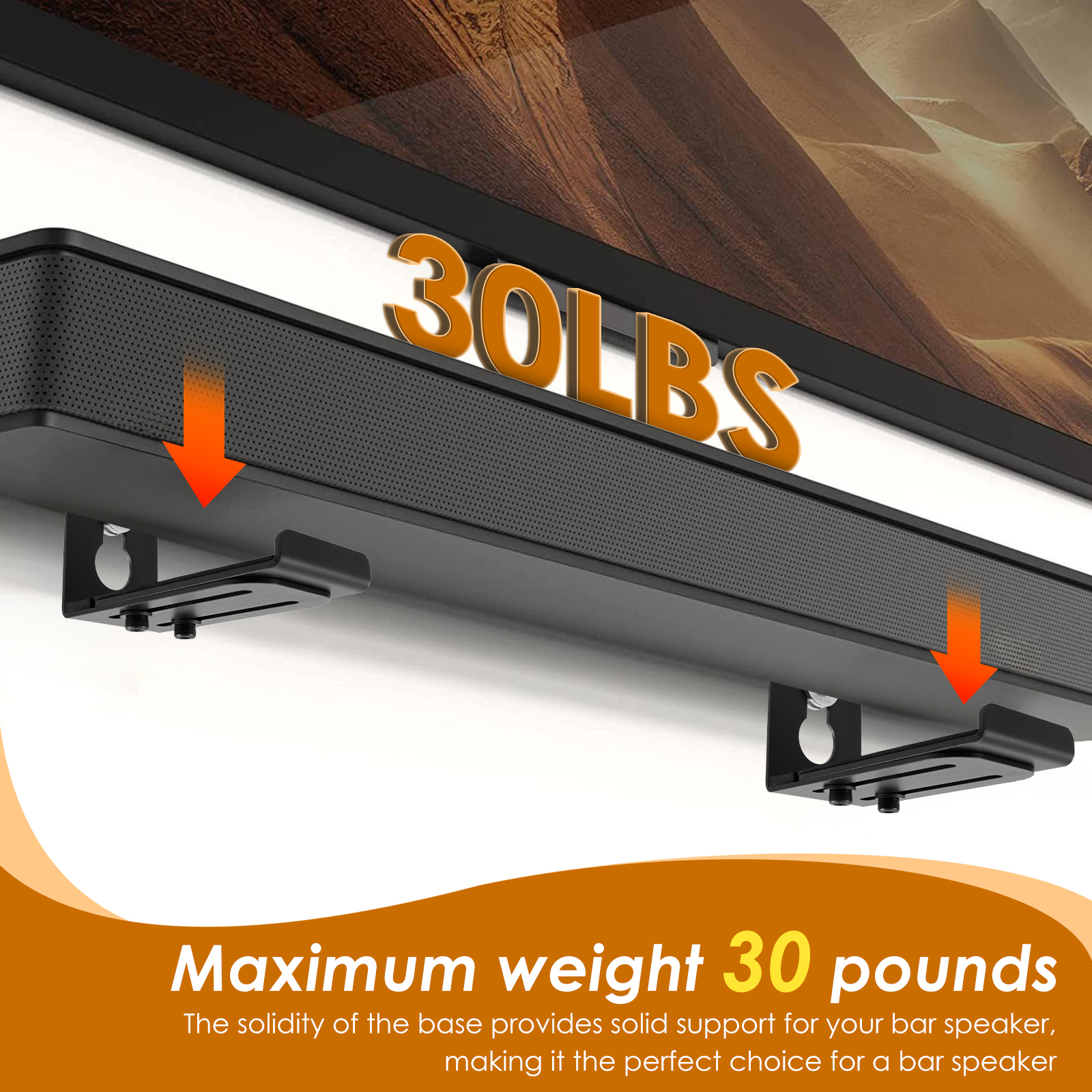2Pcs Soundbar Speaker Stands W - Home Bar Accessories ulasan dan harga
