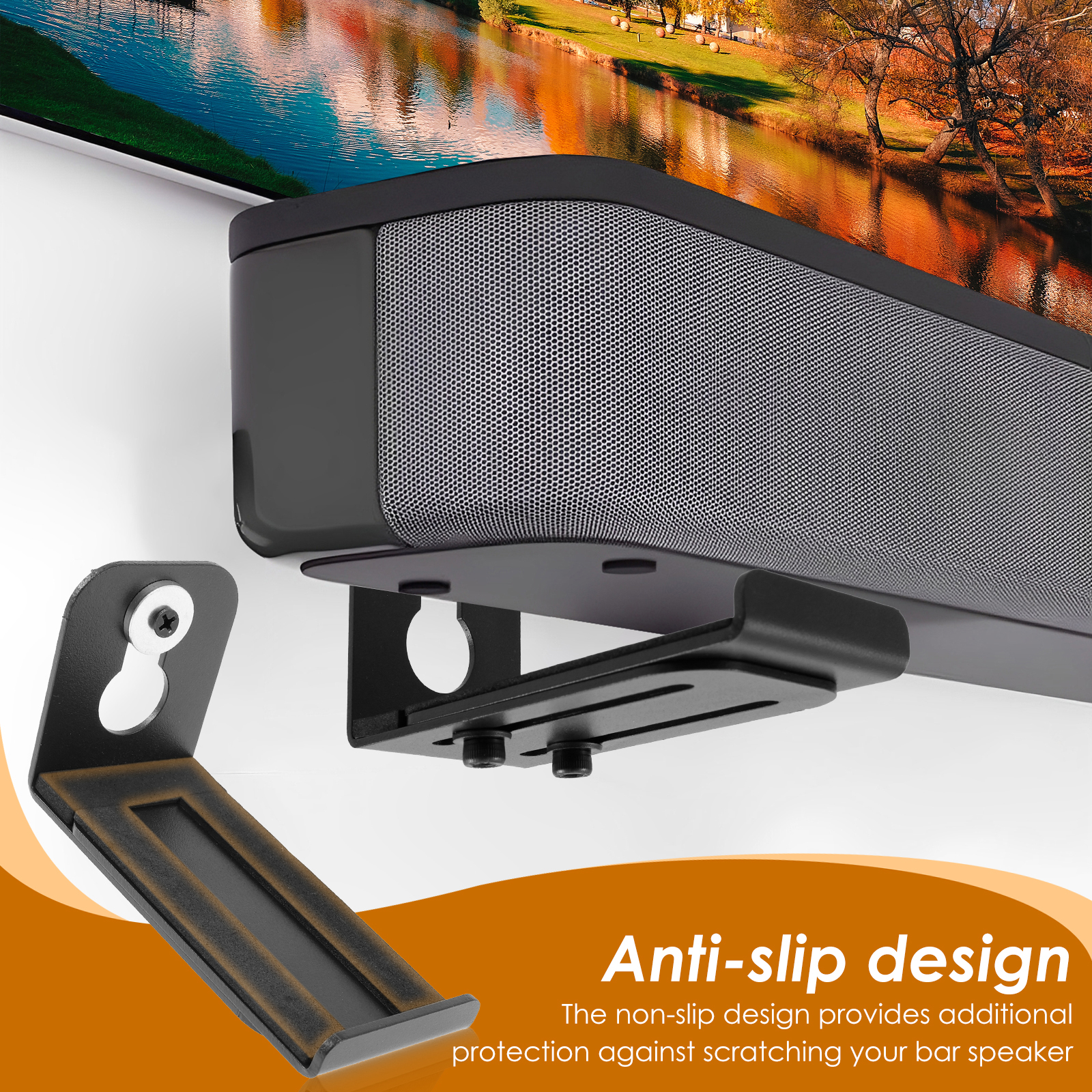 2Pcs Soundbar Speaker Stands W - Home Bar Accessories ulasan dan harga