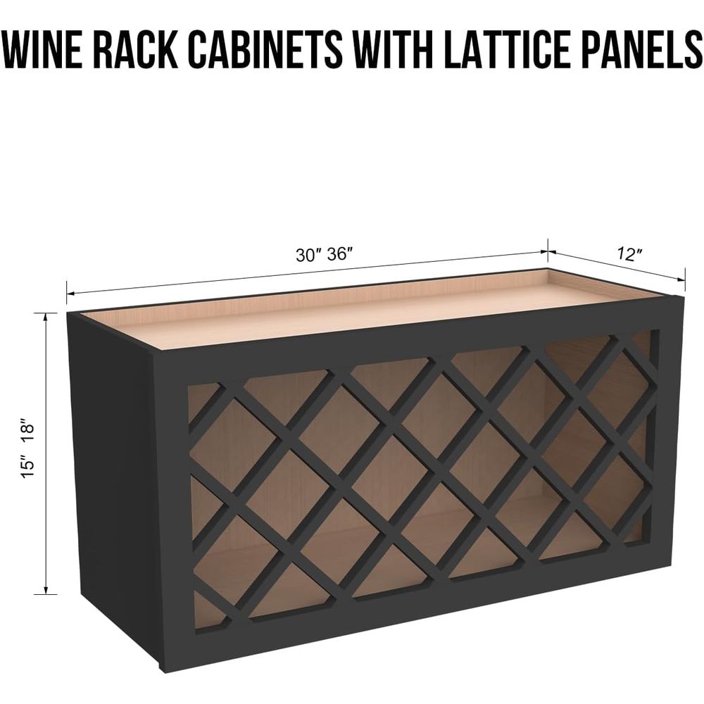 Style Wine Cabinet with Lattic - Home Bar And Cabinet ulasan dan harga