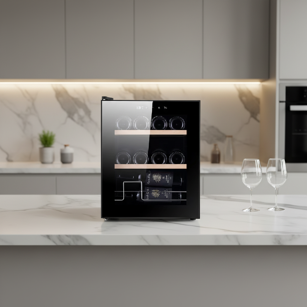 Mini bar Cooler Fridge Red Win - Home Bar And Cabinet ulasan dan harga