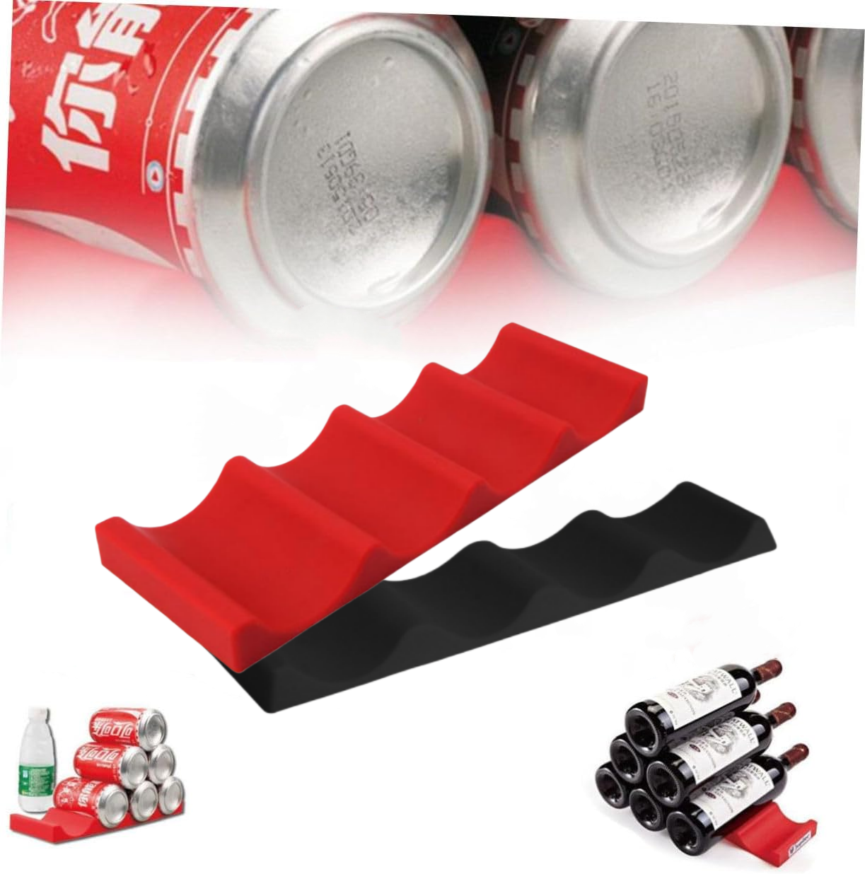 Bottle Stacker Rack Silicone F - Home Bar And Fridge ulasan dan harga