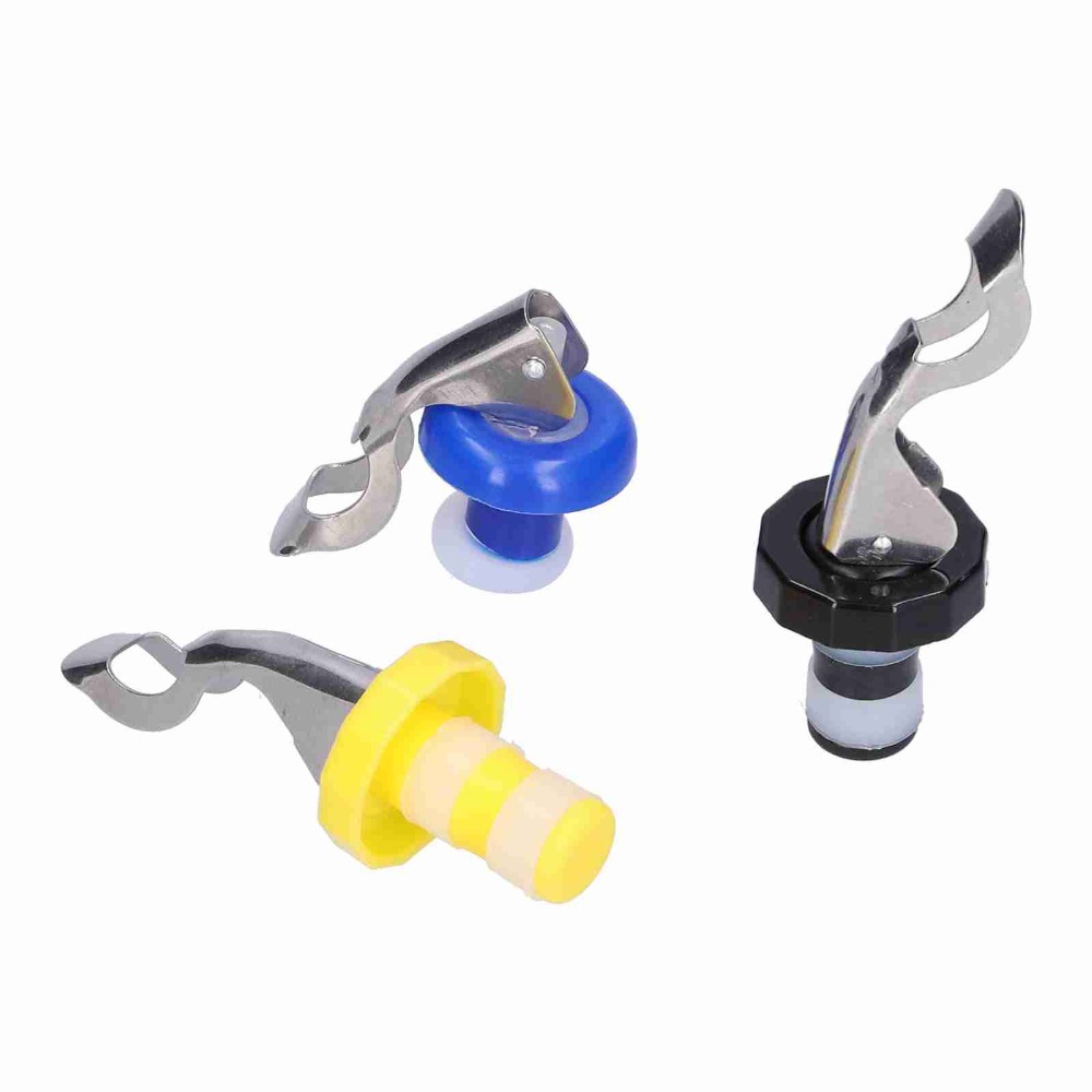 5pcs Silicone Wine Bottle Plug - Wine Preservation Pump ulasan dan harga