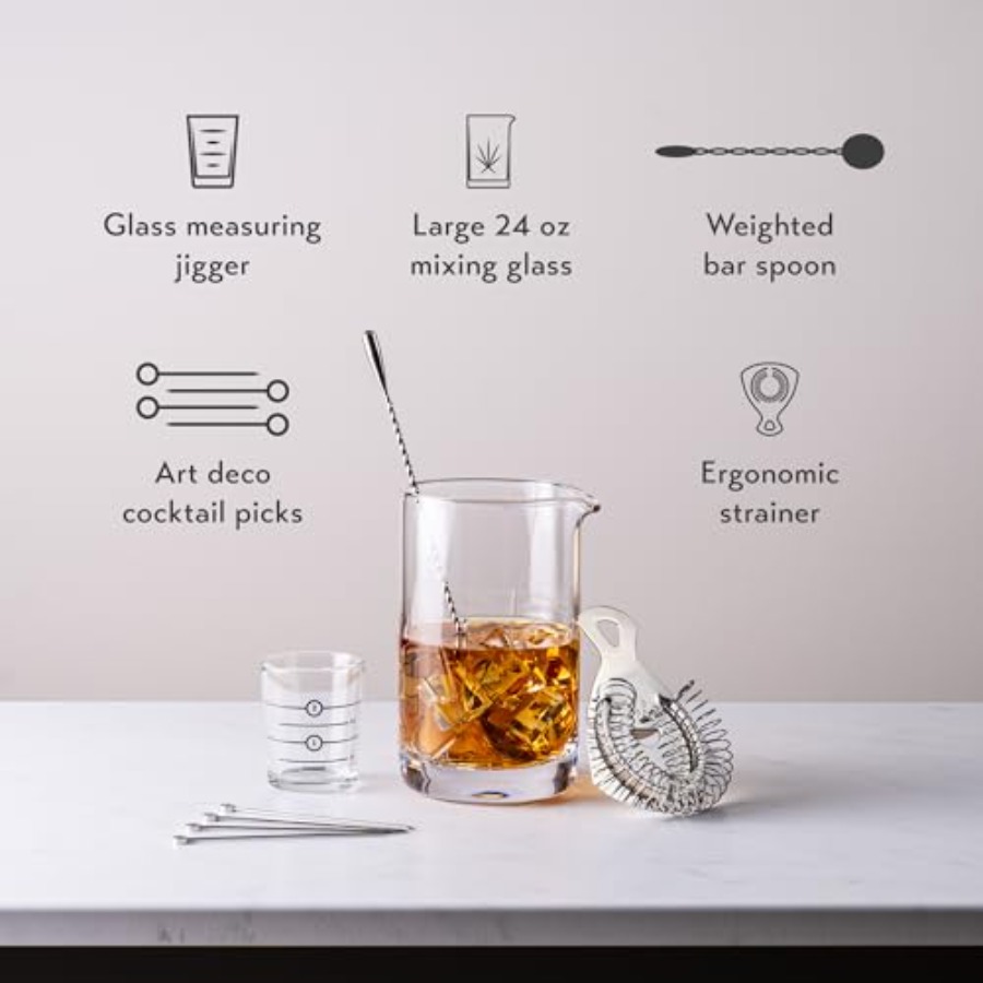 Cocktail Mixing Glass, Old Fas - Old Fashioned Glass ulasan dan harga