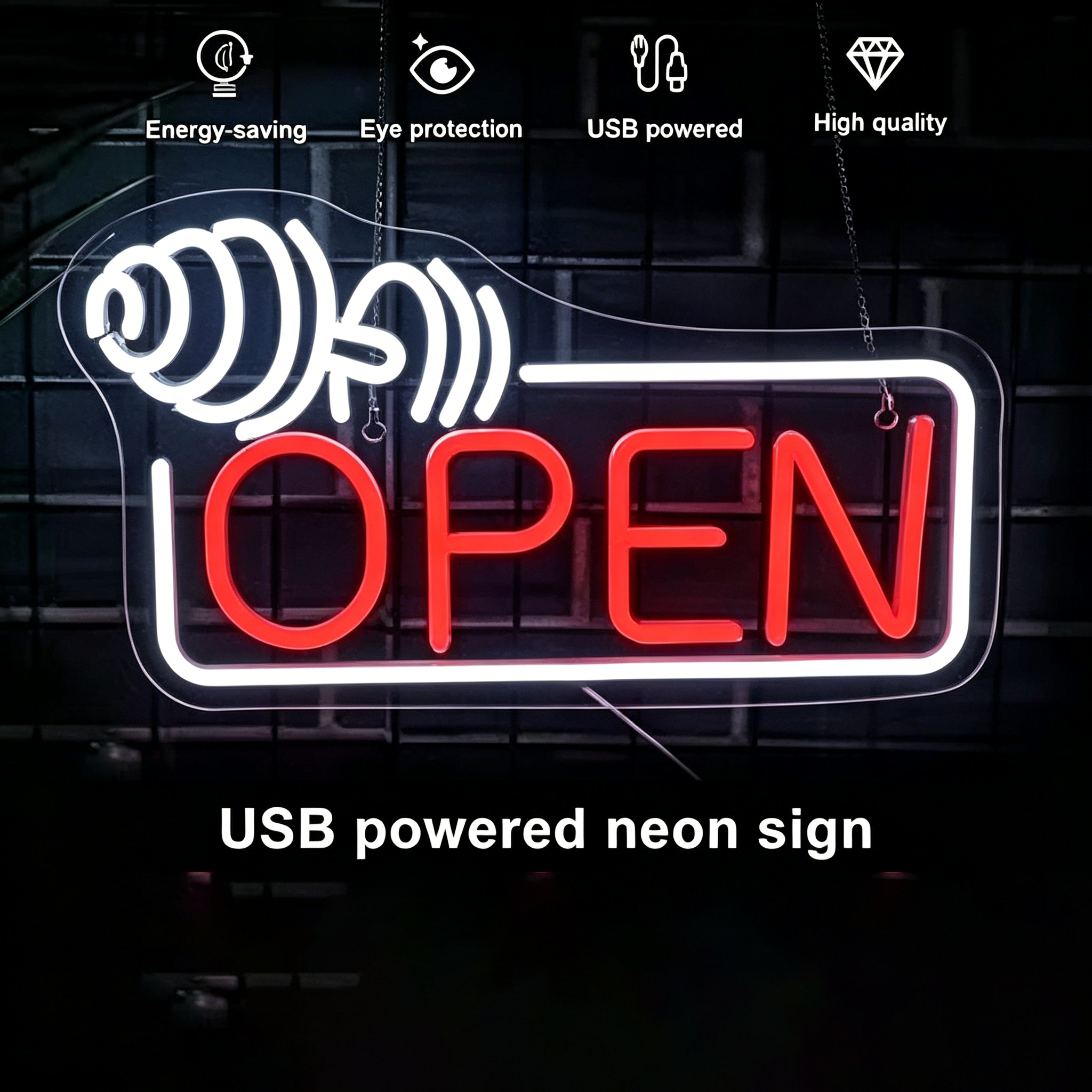 LED Neon Music Word Sign Color - Home Bar Word ulasan dan harga
